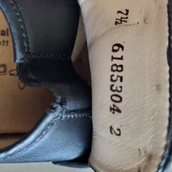 Finn Comfort Toledo Black Leather Slip on City Shoes - Picture 10 of 12